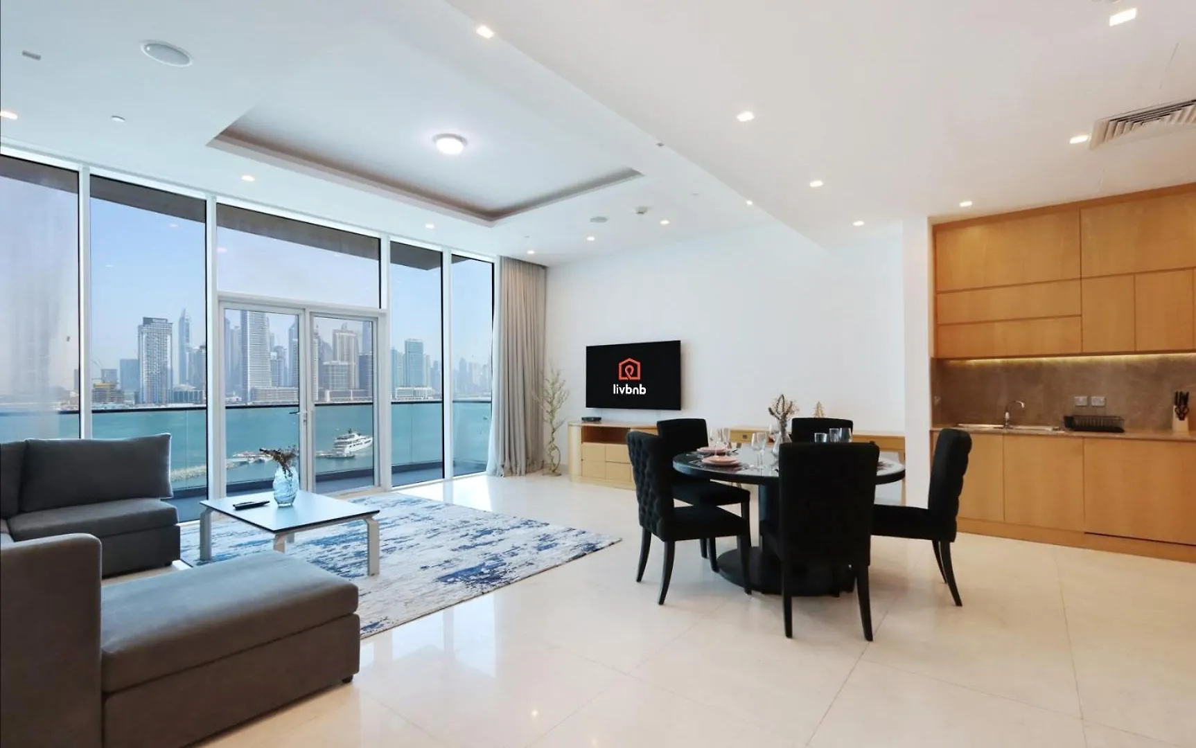 Livbnb Suites - 1Br With Sea View & Beach Access Dubaj Apartmán